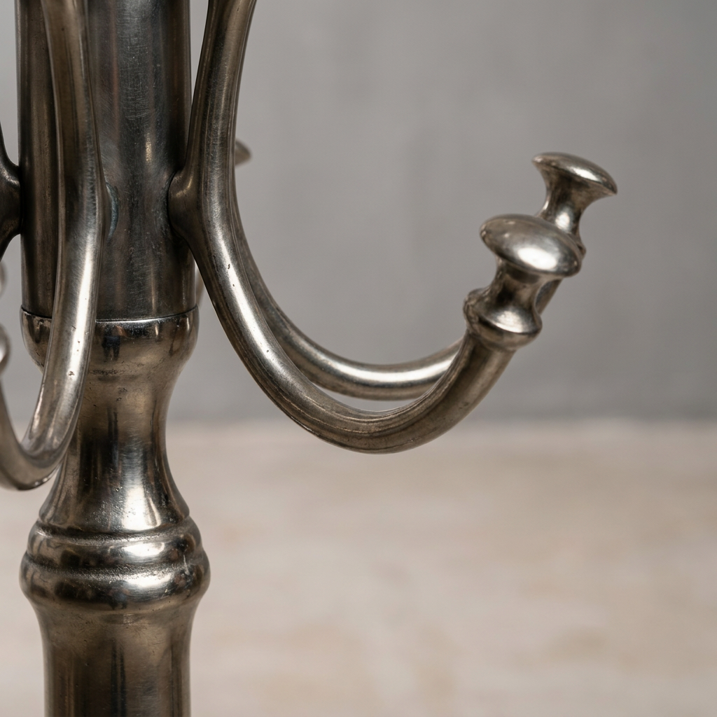 Silver Coat Stand