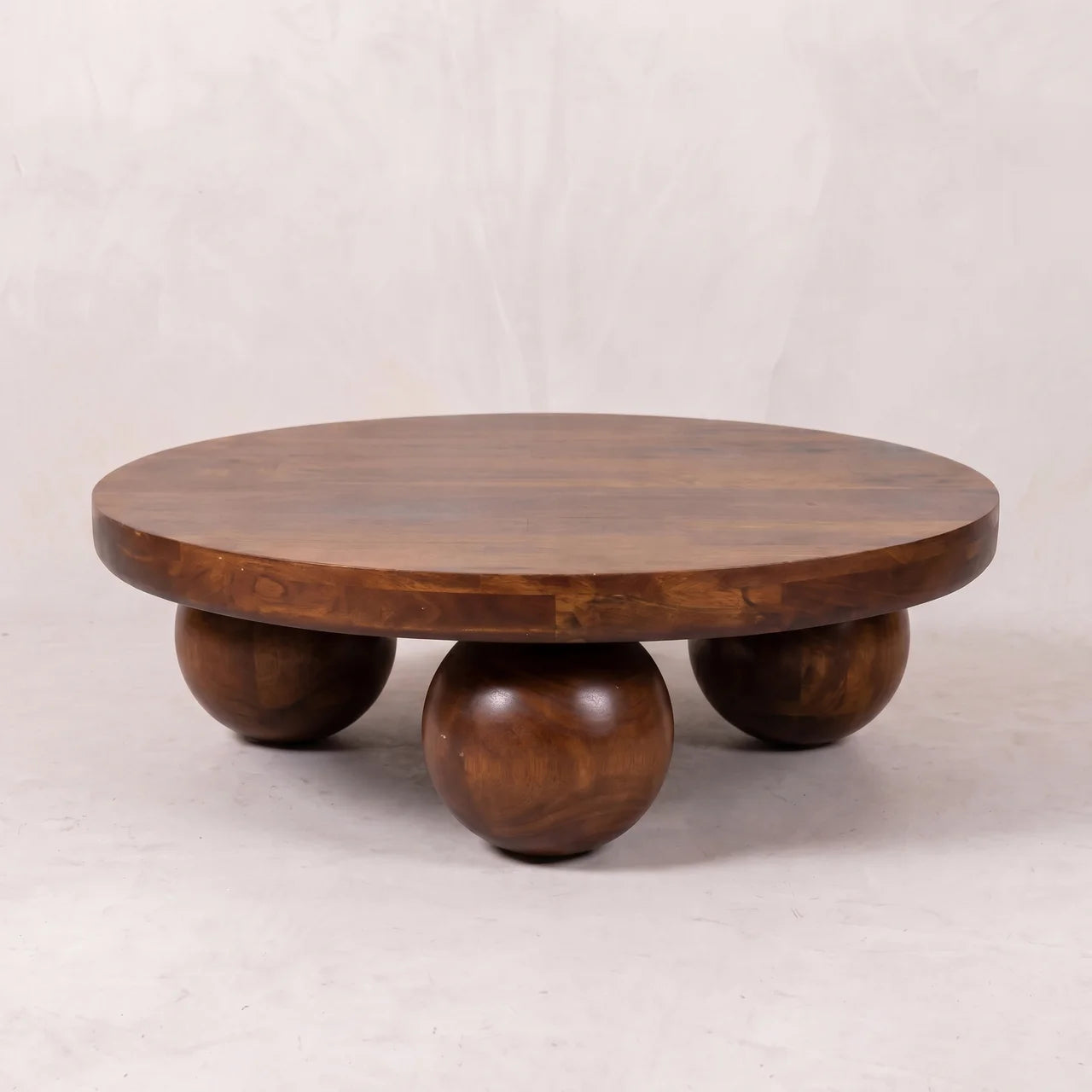 Chestnut Central Ball Table