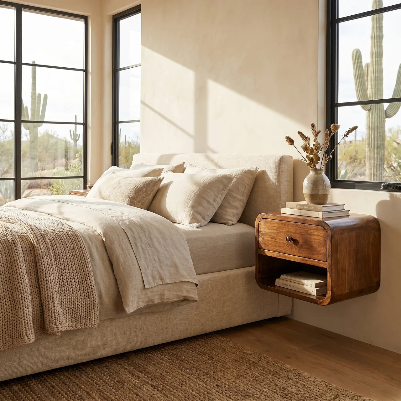 Mini Curve Floating nightstand