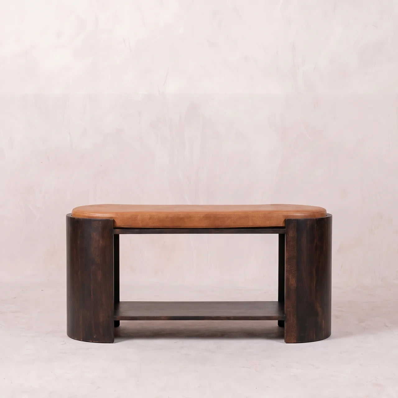Valencia Leather Shoe Bench