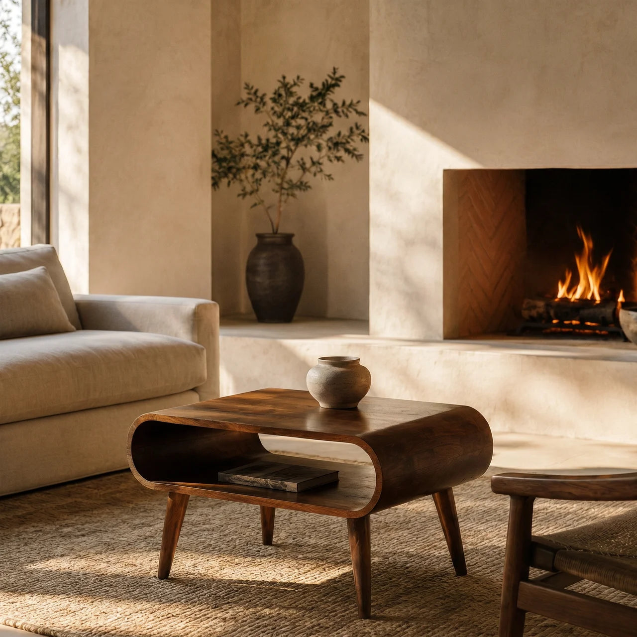 Open Chestnut Coffee Table
