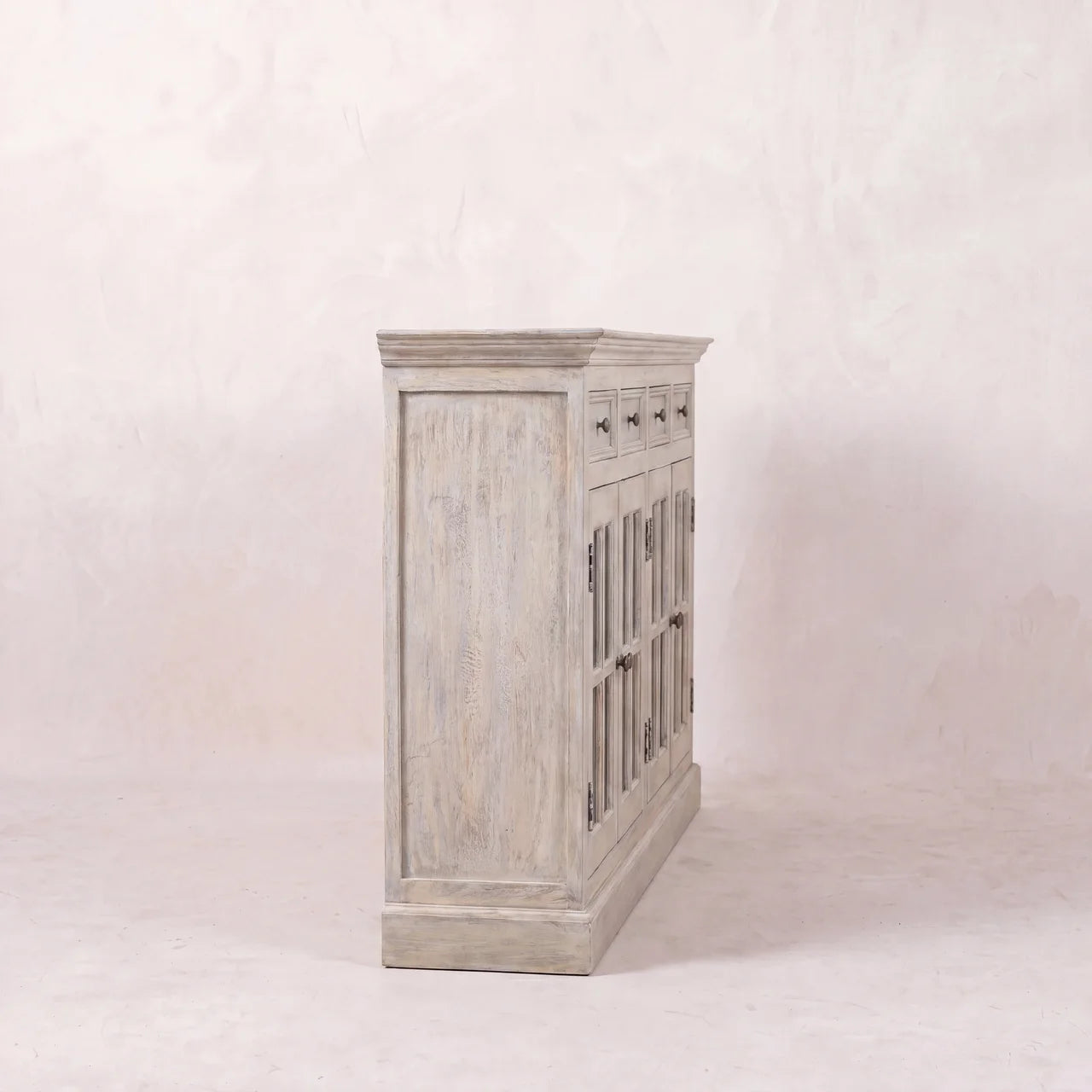 Stone Acid Wash Glazed Sideboard
