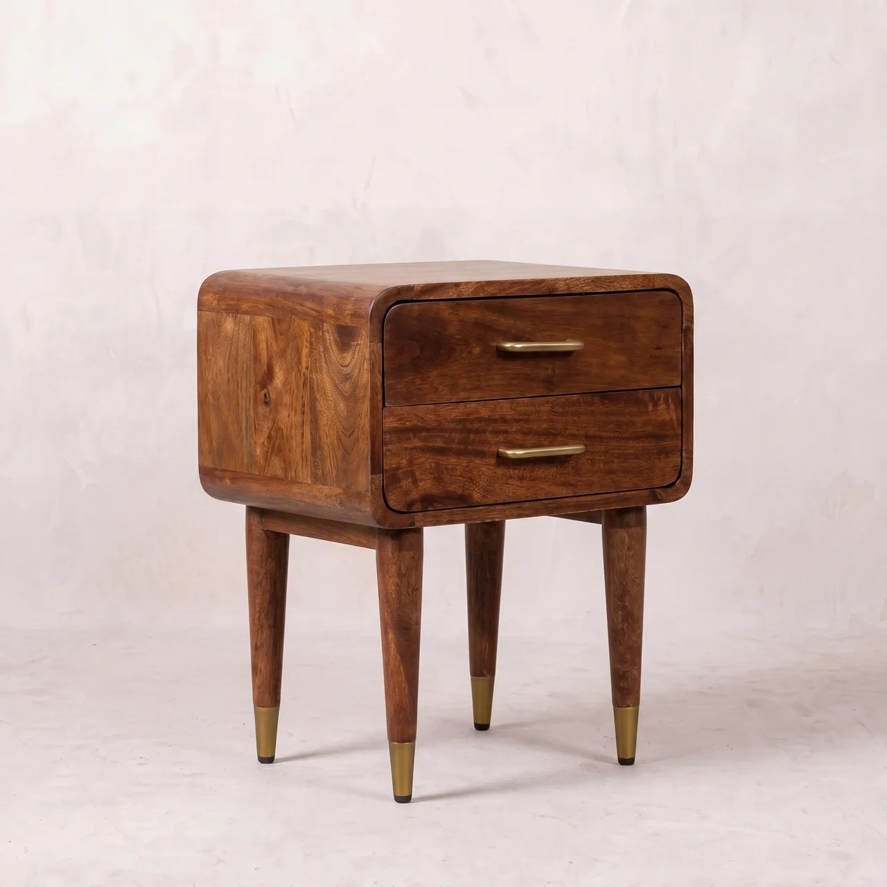 Valenza Two-Drawer Bedside Table