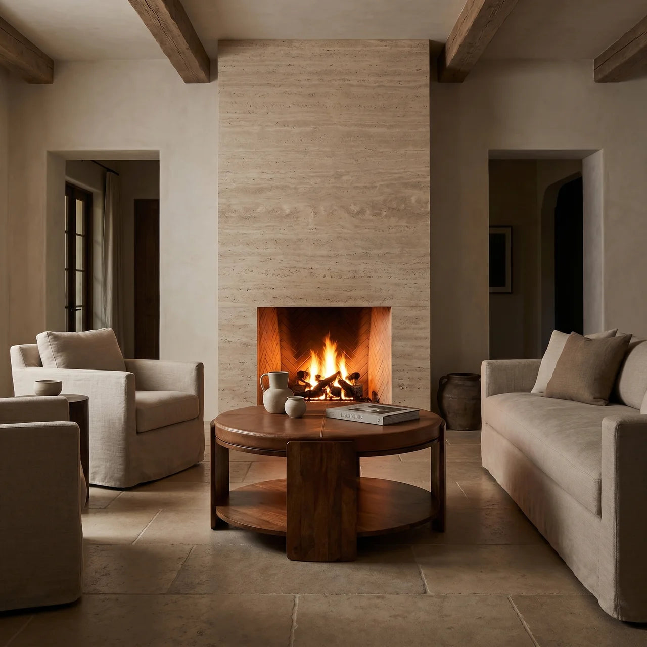 Savoy Leather Coffee Table