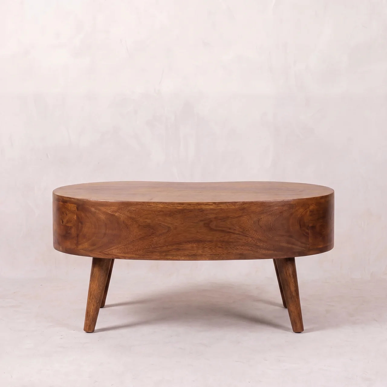 Mini Chesnut Wave Coffee Table