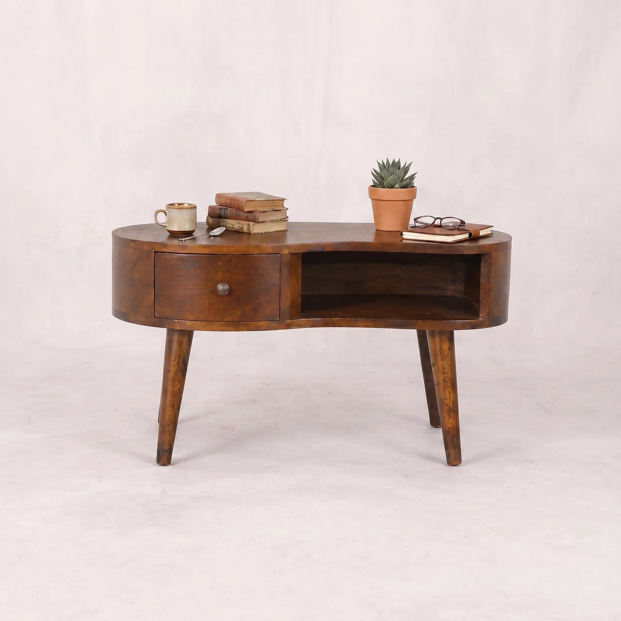 Chestnut Wave Coffee Table