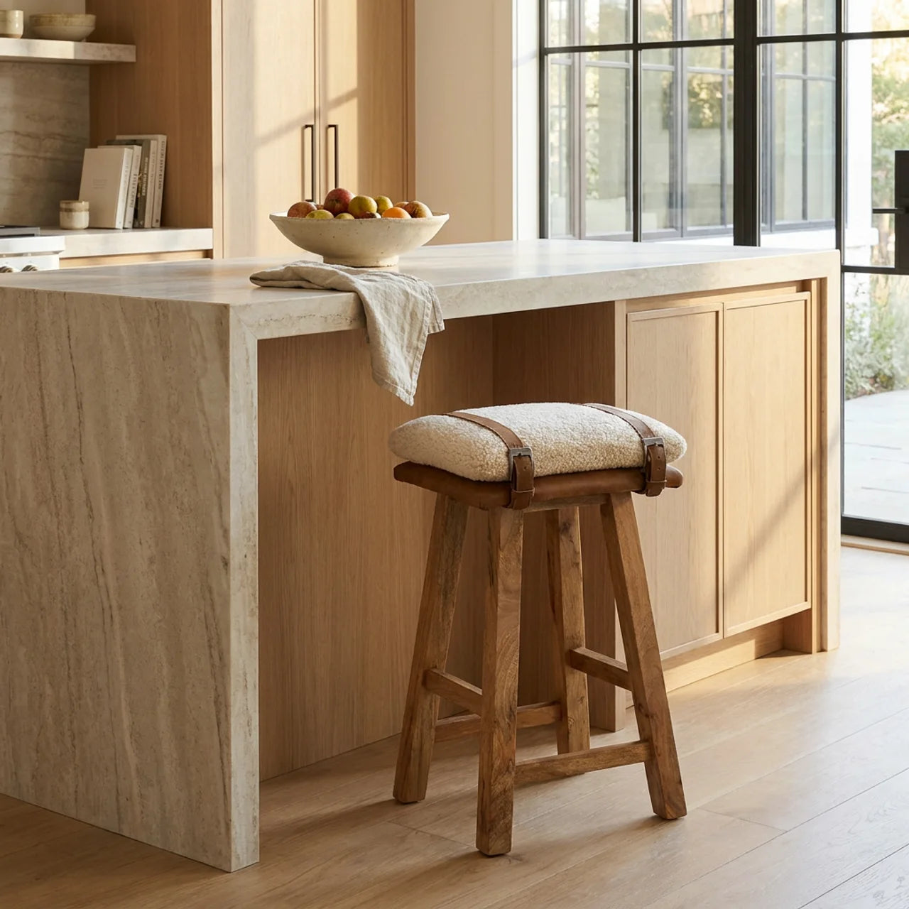 Strapped Bar Stool