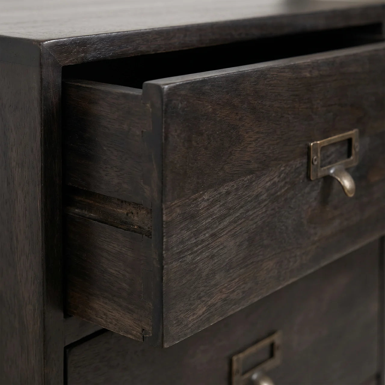 Ash-Black Filing Cabinet