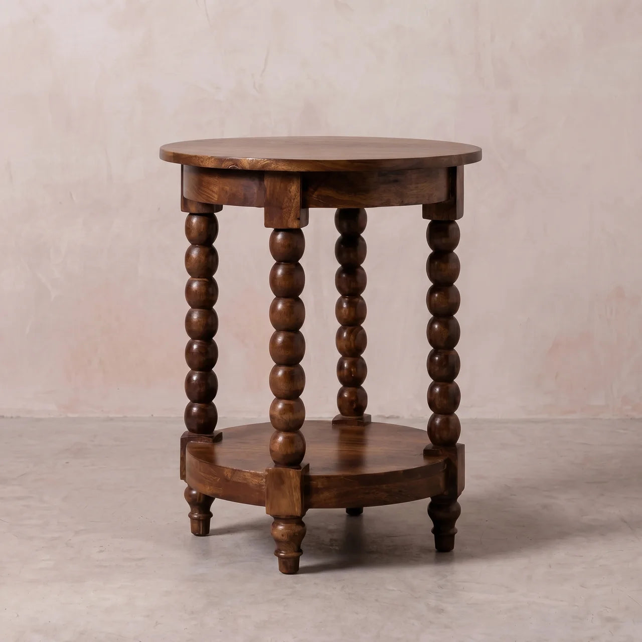 Spindle Round Side Table