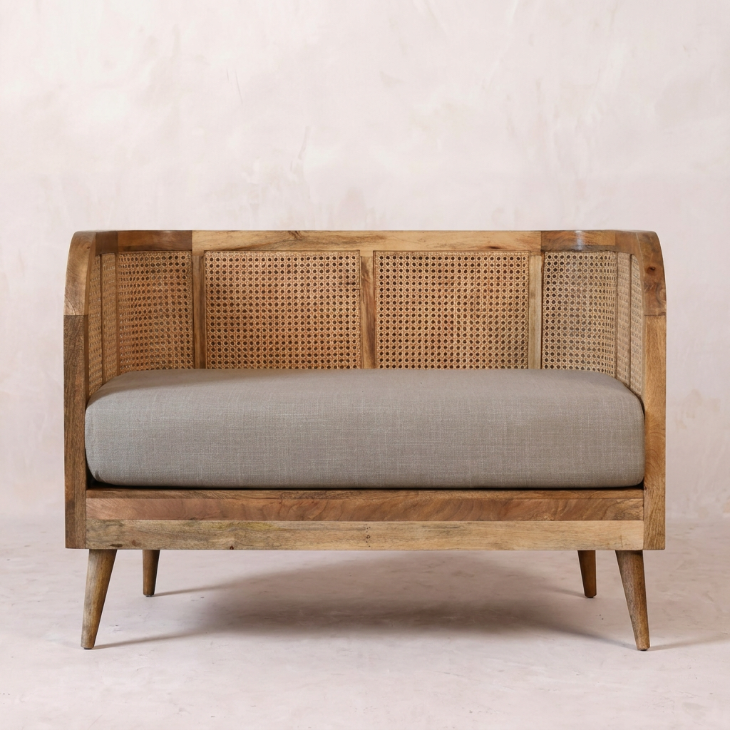 Larissa Mud Linen Sofa