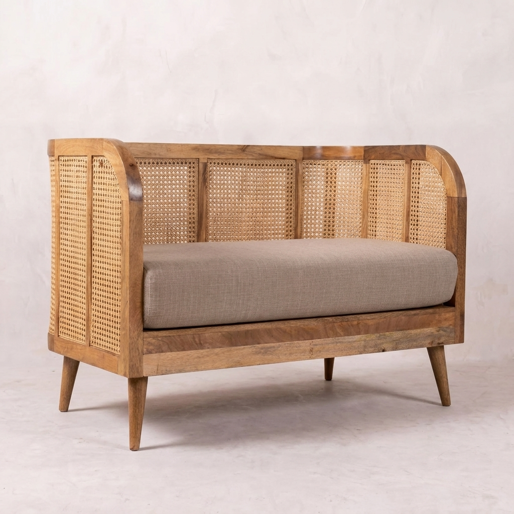 Larissa Mud Linen Sofa