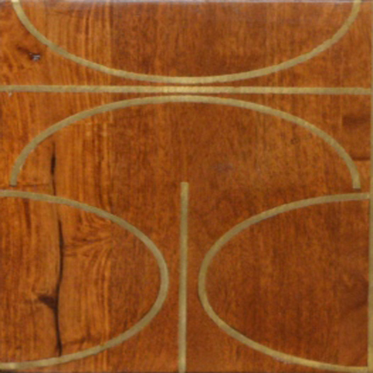 Geometric Brass Inlay