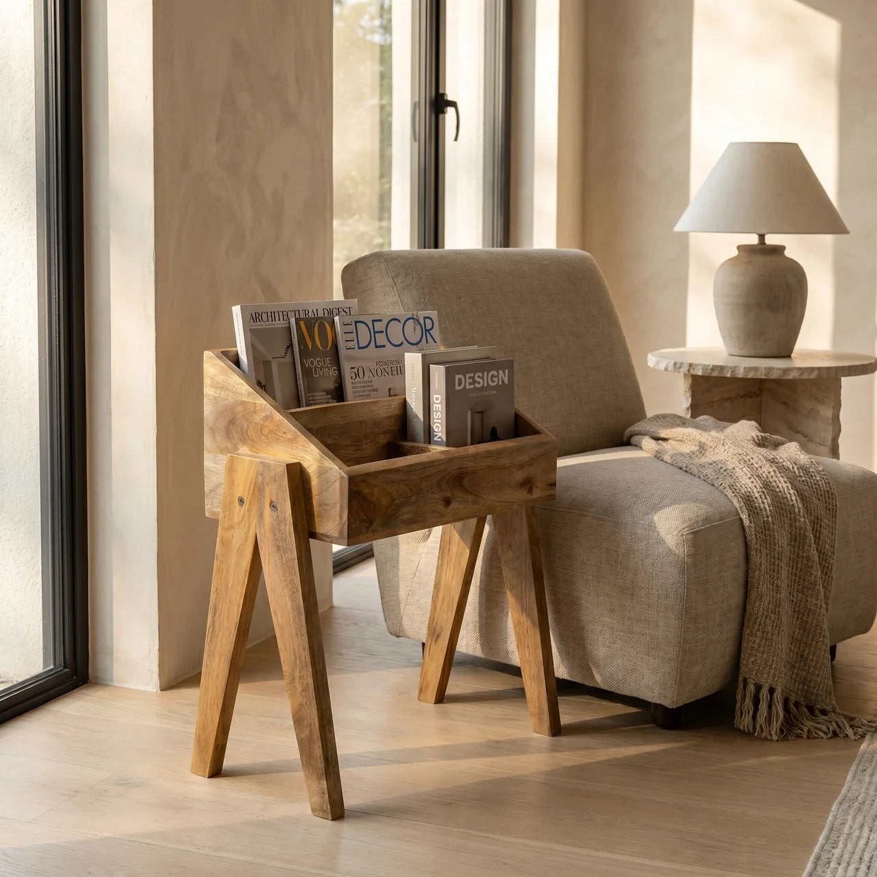 Trestle Magazine Rack