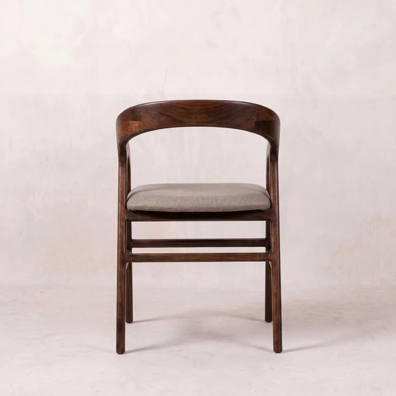 Chestnut Linen Deco Chair