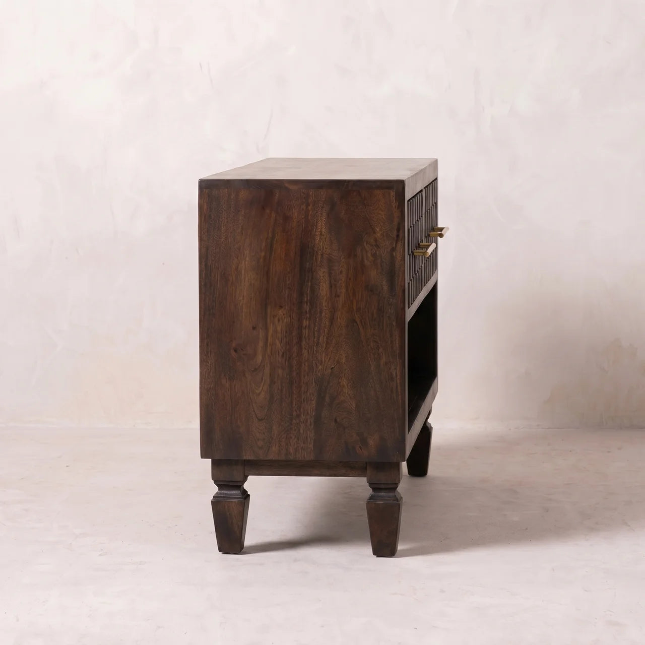 Cadiz Carved Shoe Storage Bench