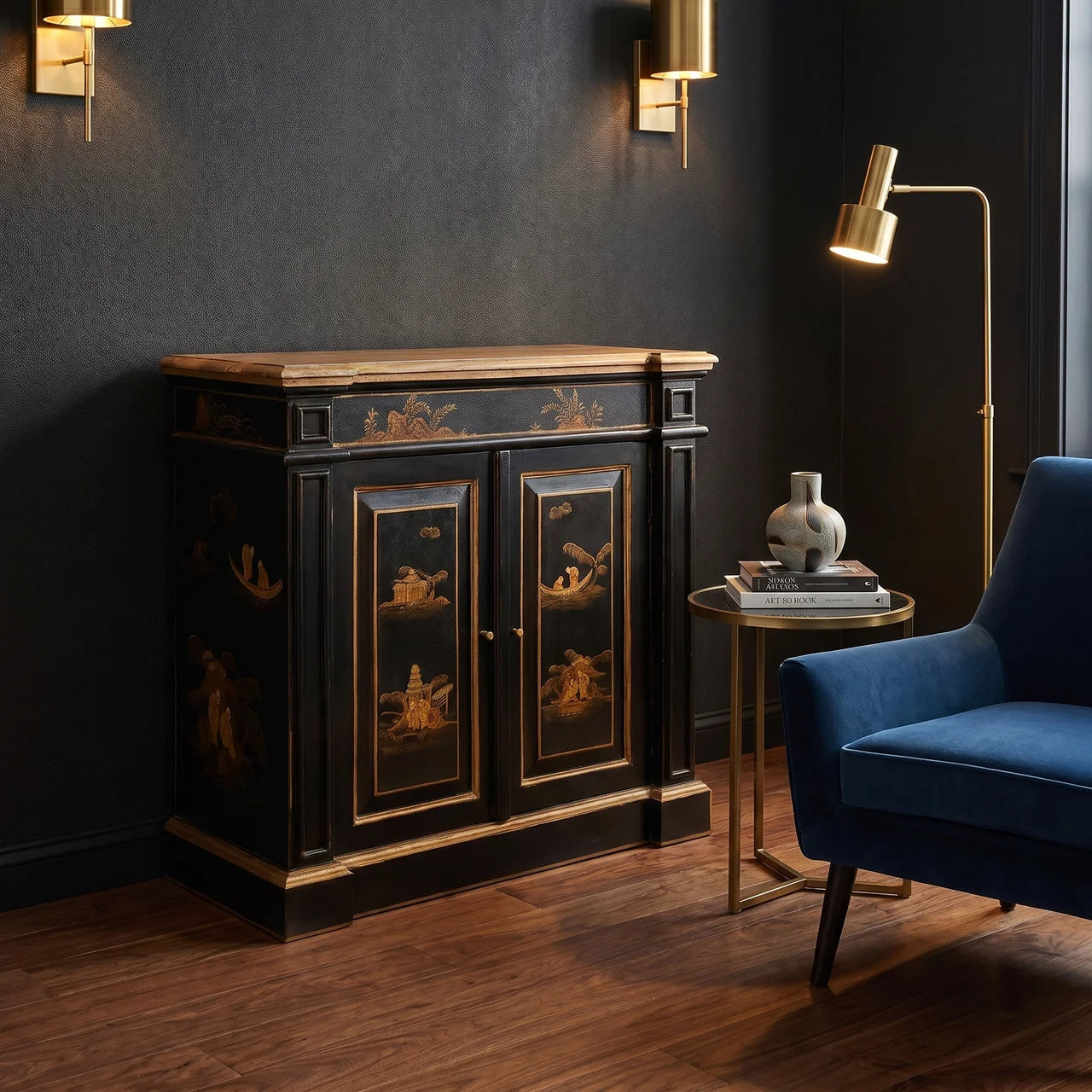 Oriental Wine Cabinet
