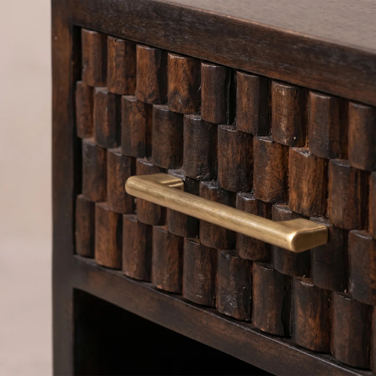 Cadiz Carved Shoe Storage Bench