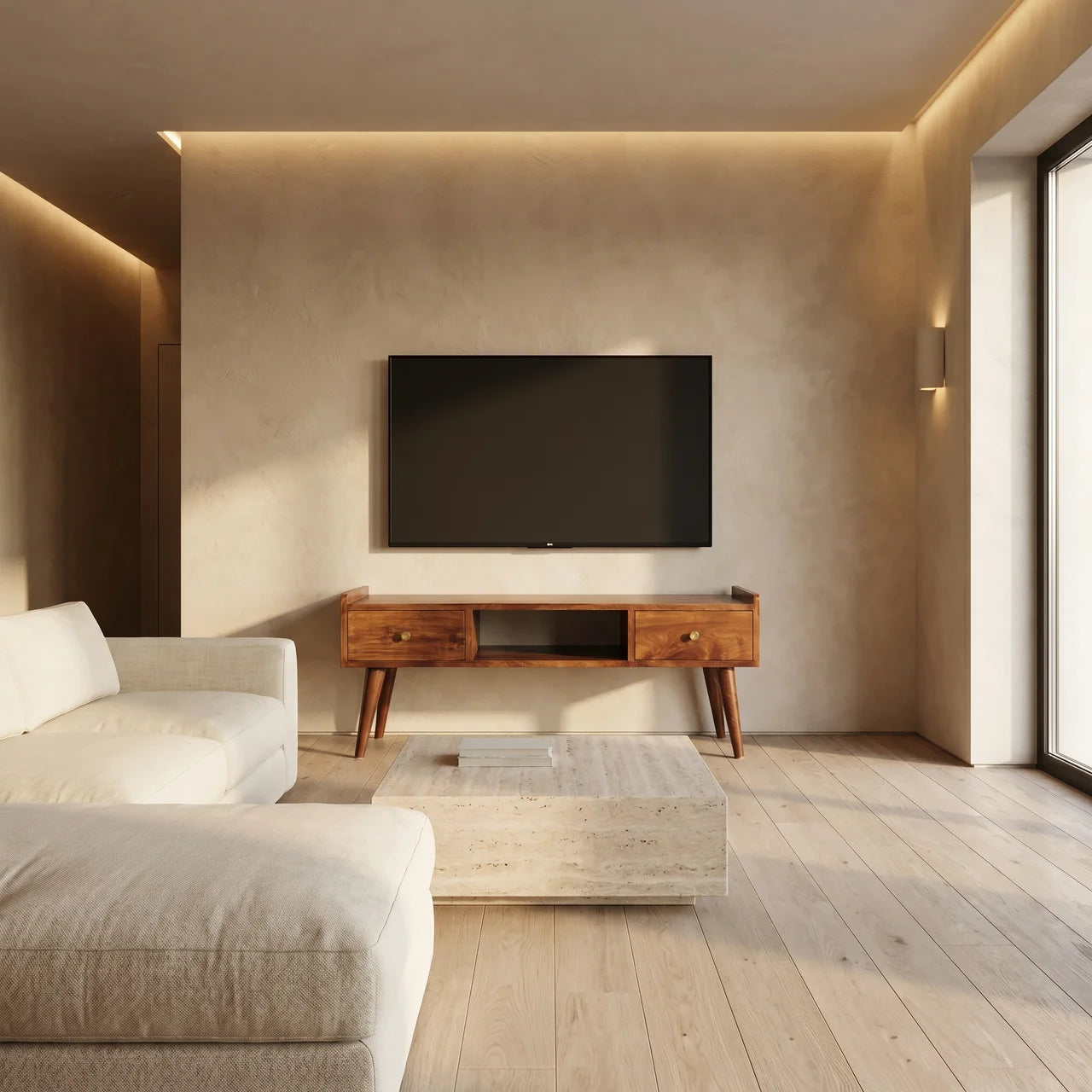 Elevated Chestnut Media Unit
