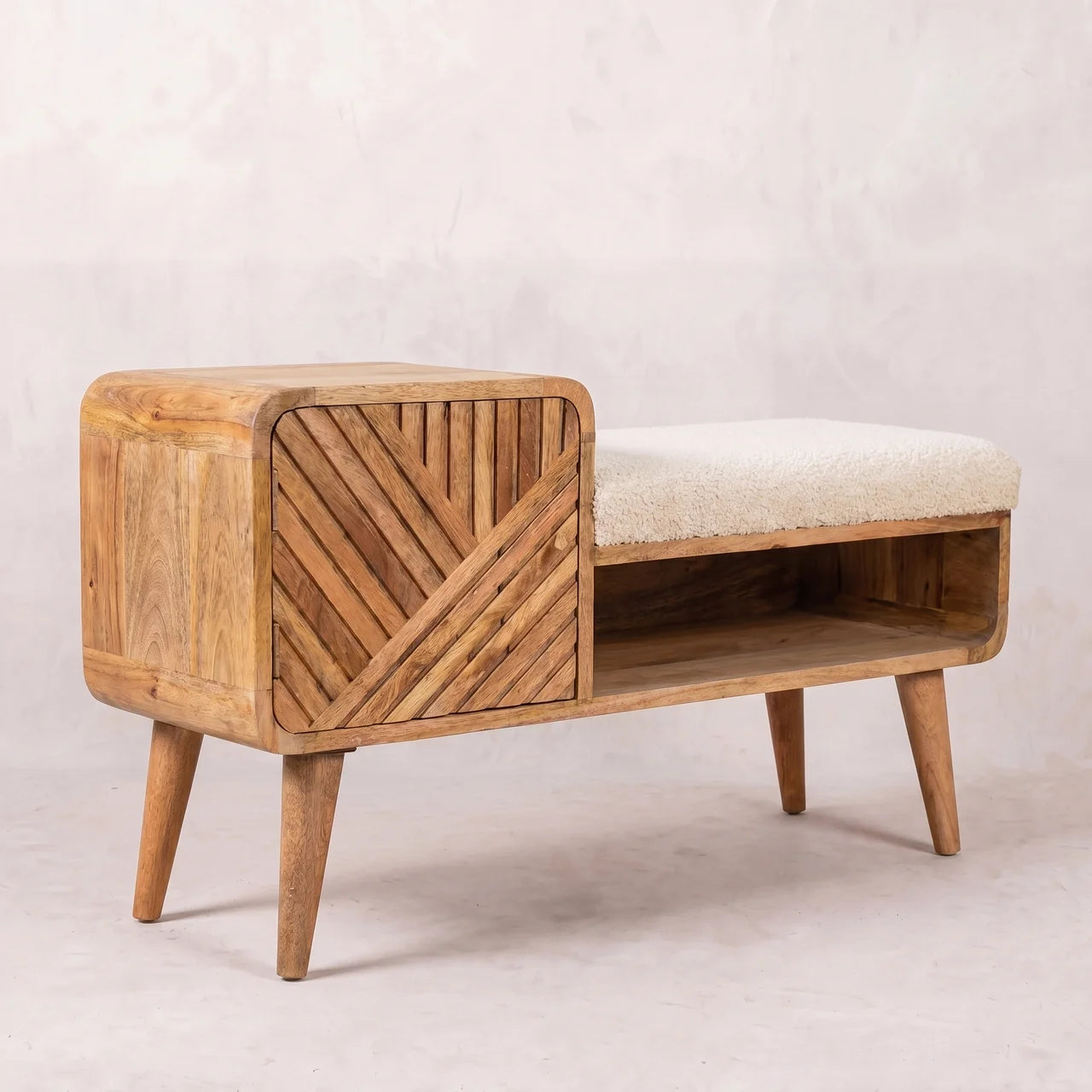 Boucle Carved Telephone Table