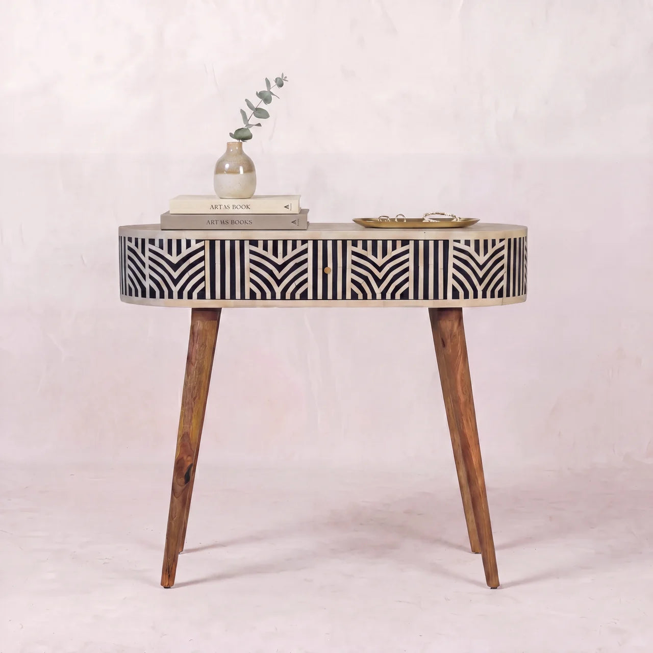 Edessa Bone Inlay Console Table