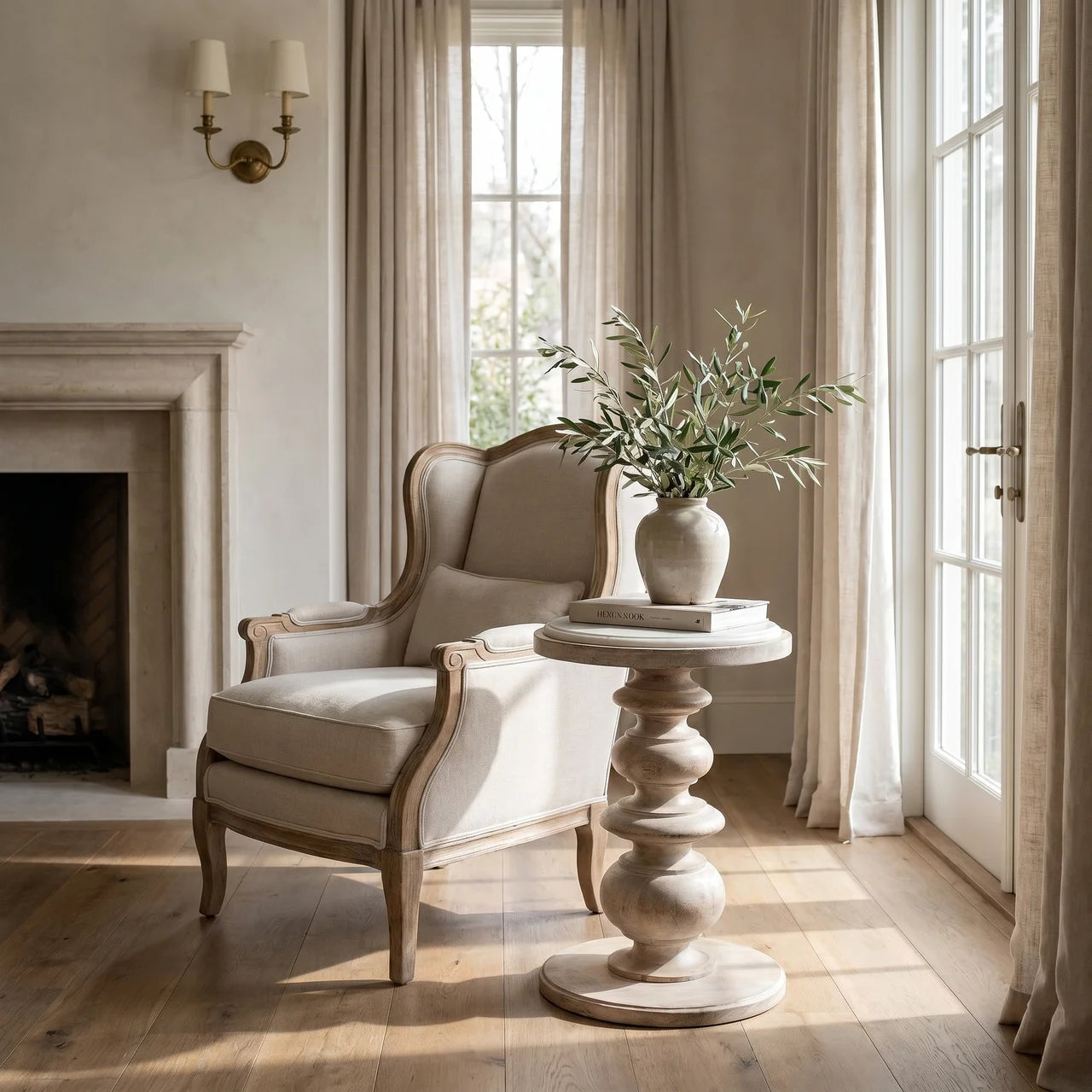 The Bellis Marble Accent Table