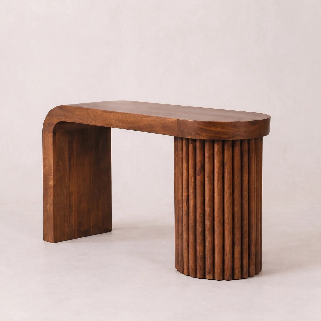 Serenity Coffee Table — Solid Mango Wood, Honey Caramel